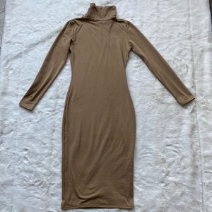 Gold bodycon dress